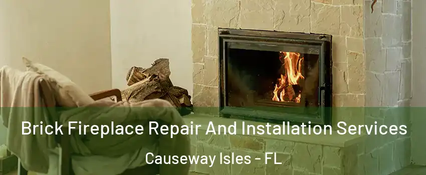 Brick Fireplace Repair And Installation Services Causeway Isles - FL