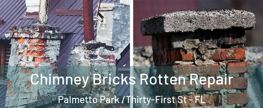 Chimney Bricks Rotten Repair Palmetto Park /Thirty-First St - FL