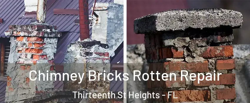Chimney Bricks Rotten Repair Thirteenth St Heights - FL