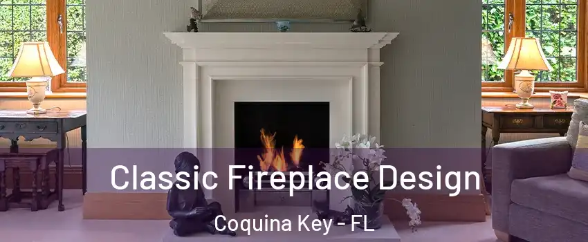 Classic Fireplace Design Coquina Key - FL