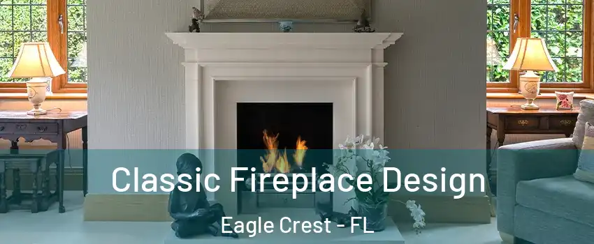 Classic Fireplace Design Eagle Crest - FL