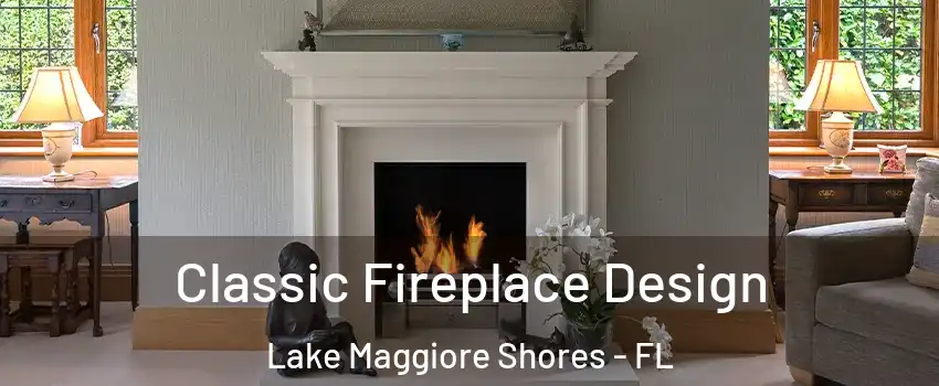 Classic Fireplace Design Lake Maggiore Shores - FL
