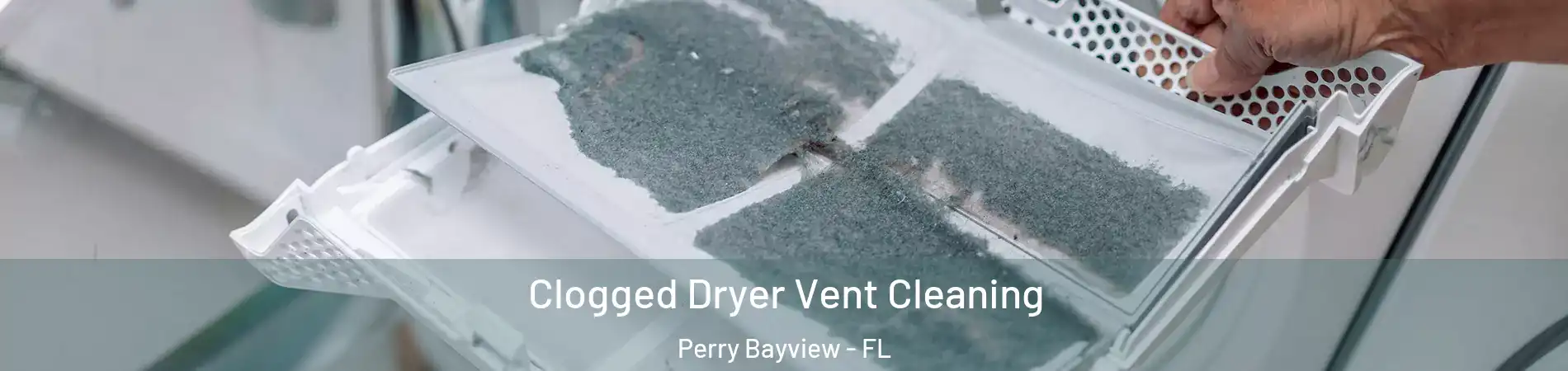 Clogged Dryer Vent Cleaning Perry Bayview - FL