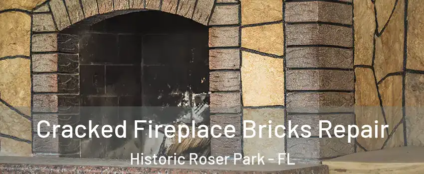 Cracked Fireplace Bricks Repair Historic Roser Park - FL