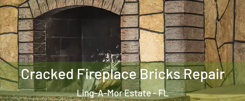 Cracked Fireplace Bricks Repair Ling-A-Mor Estate - FL