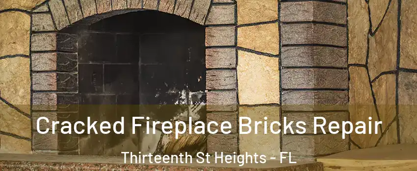 Cracked Fireplace Bricks Repair Thirteenth St Heights - FL