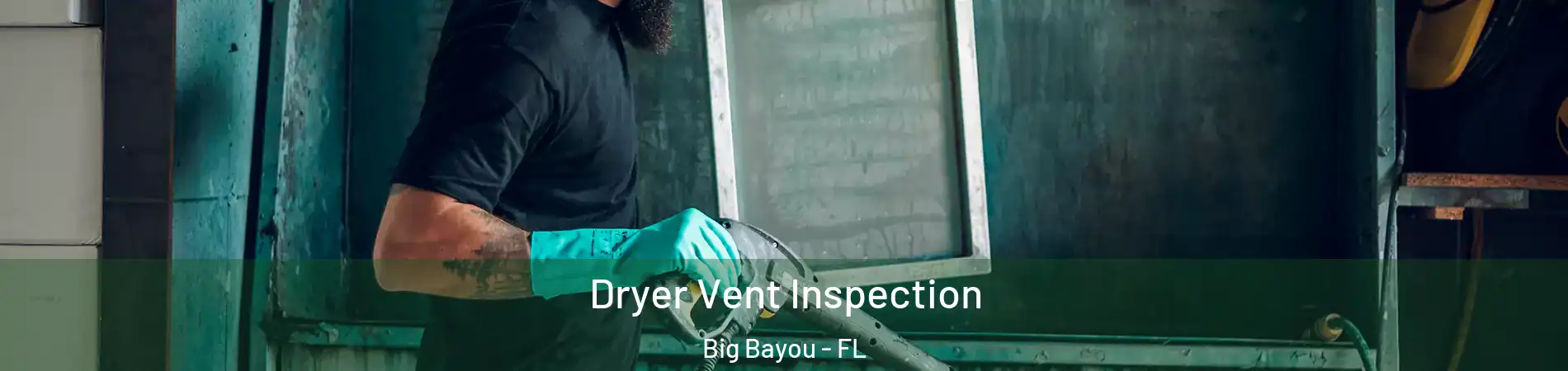 Dryer Vent Inspection Big Bayou - FL