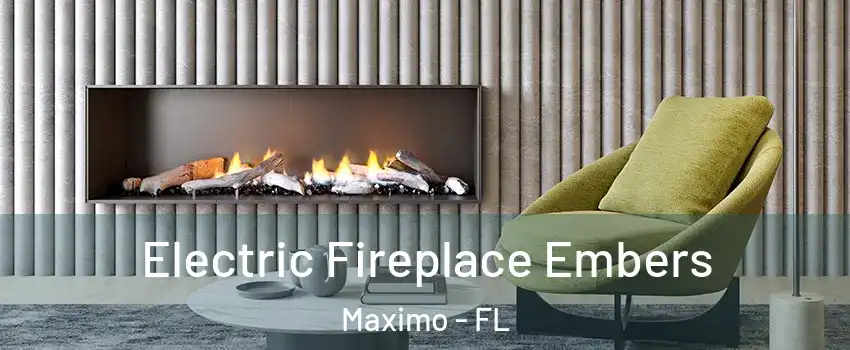Electric Fireplace Embers Maximo - FL