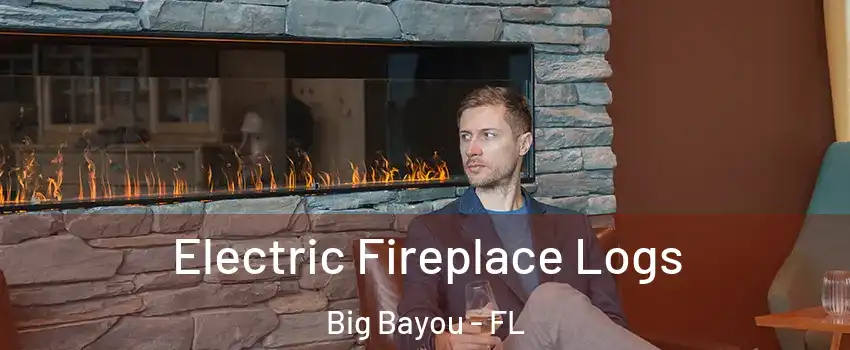 Electric Fireplace Logs Big Bayou - FL