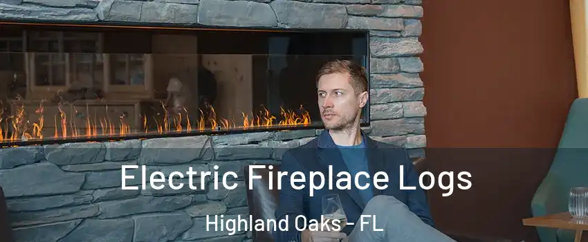 Electric Fireplace Logs Highland Oaks - FL