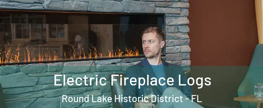 Electric Fireplace Logs Round Lake Historic District - FL