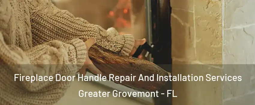 Fireplace Door Handle Repair And Installation Services Greater Grovemont - FL