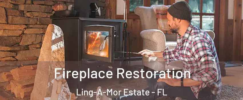 Fireplace Restoration Ling-A-Mor Estate - FL