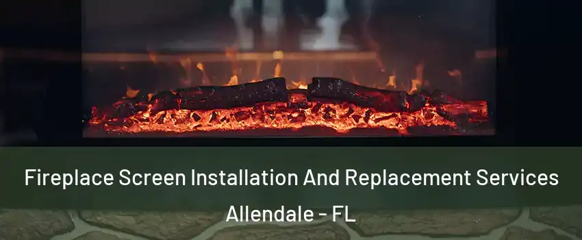 Fireplace Screen Installation And Replacement Services Allendale - FL