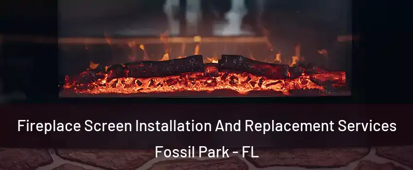 Fireplace Screen Installation And Replacement Services Fossil Park - FL