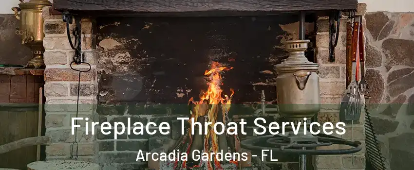 Fireplace Throat Services Arcadia Gardens - FL