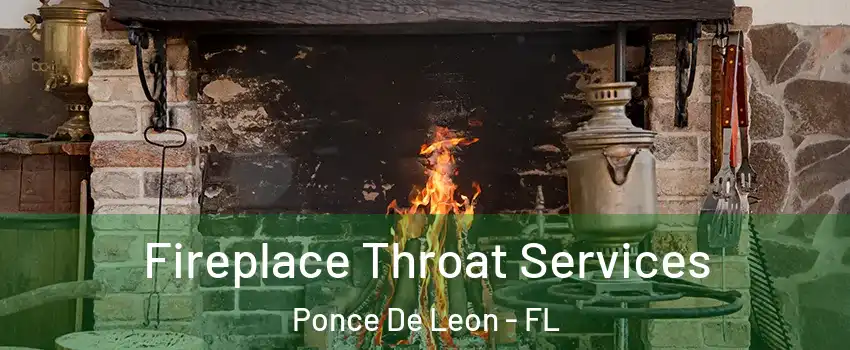 Fireplace Throat Services Ponce De Leon - FL