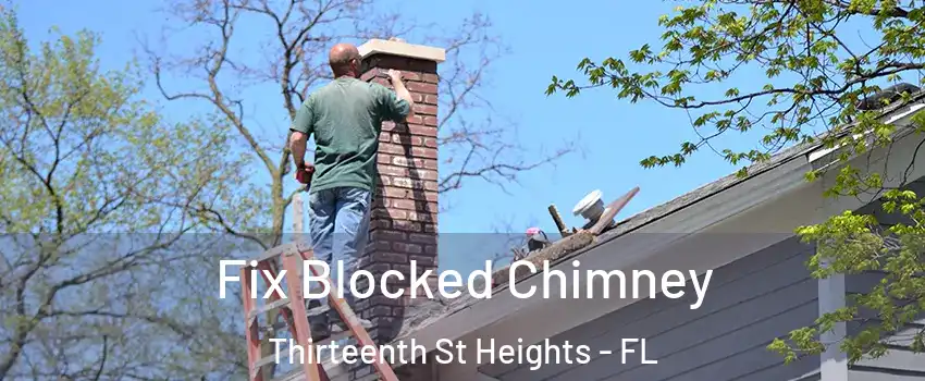 Fix Blocked Chimney Thirteenth St Heights - FL