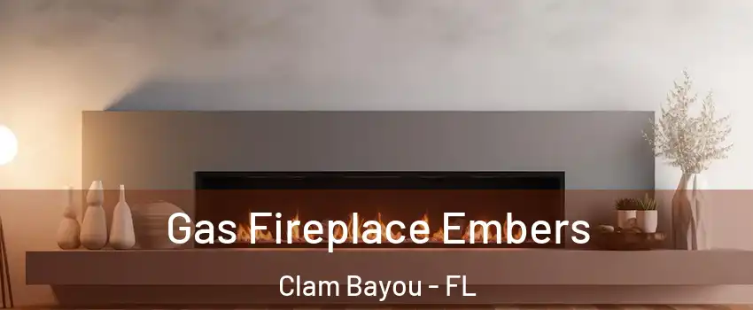 Gas Fireplace Embers Clam Bayou - FL