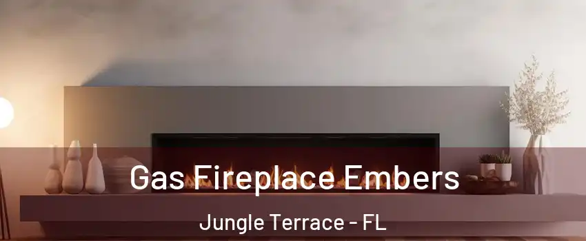 Gas Fireplace Embers Jungle Terrace - FL