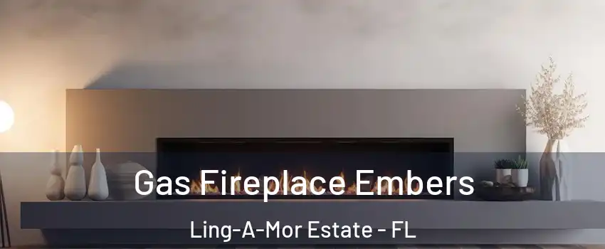 Gas Fireplace Embers Ling-A-Mor Estate - FL