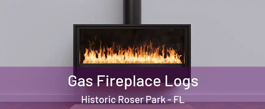 Gas Fireplace Logs Historic Roser Park - FL
