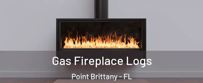 Gas Fireplace Logs Point Brittany - FL
