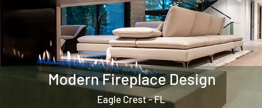 Modern Fireplace Design Eagle Crest - FL