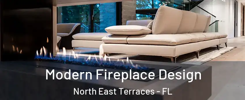 Modern Fireplace Design North East Terraces - FL