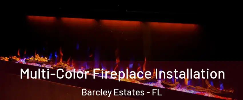 Multi-Color Fireplace Installation Barcley Estates - FL