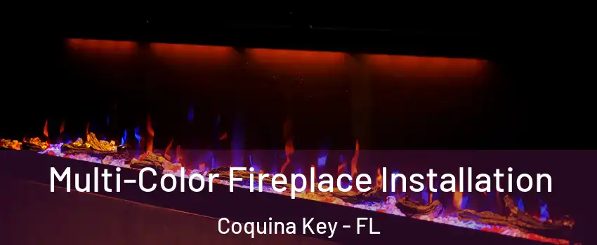 Multi-Color Fireplace Installation Coquina Key - FL