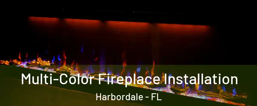 Multi-Color Fireplace Installation Harbordale - FL
