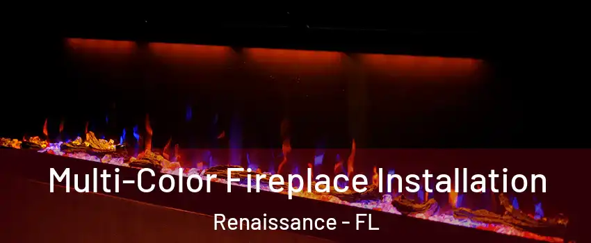 Multi-Color Fireplace Installation Renaissance - FL