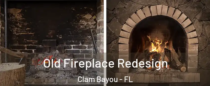 Old Fireplace Redesign Clam Bayou - FL
