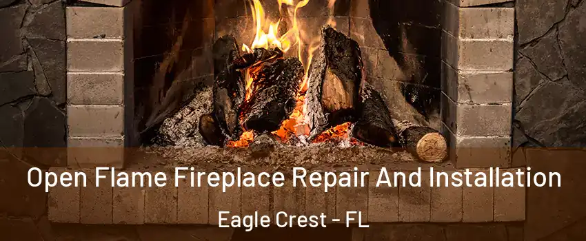 Open Flame Fireplace Repair And Installation Eagle Crest - FL