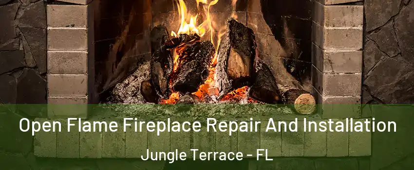 Open Flame Fireplace Repair And Installation Jungle Terrace - FL