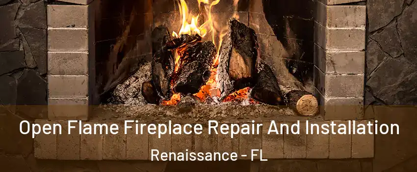 Open Flame Fireplace Repair And Installation Renaissance - FL