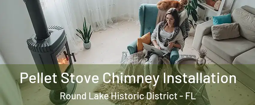 Pellet Stove Chimney Installation Round Lake Historic District - FL