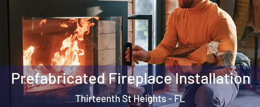 Prefabricated Fireplace Installation Thirteenth St Heights - FL