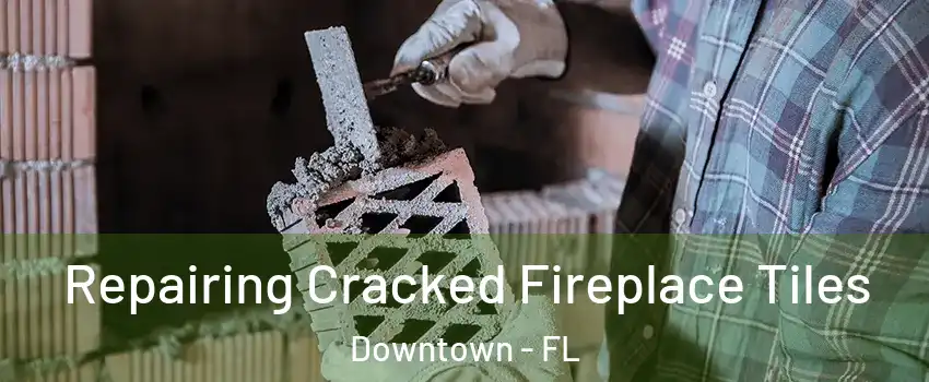 Repairing Cracked Fireplace Tiles Downtown - FL